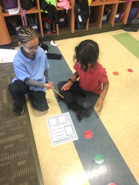 Students working together during Reading Buddies