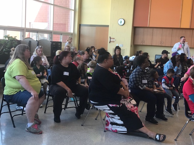 Parents at Kindergarten Round UP