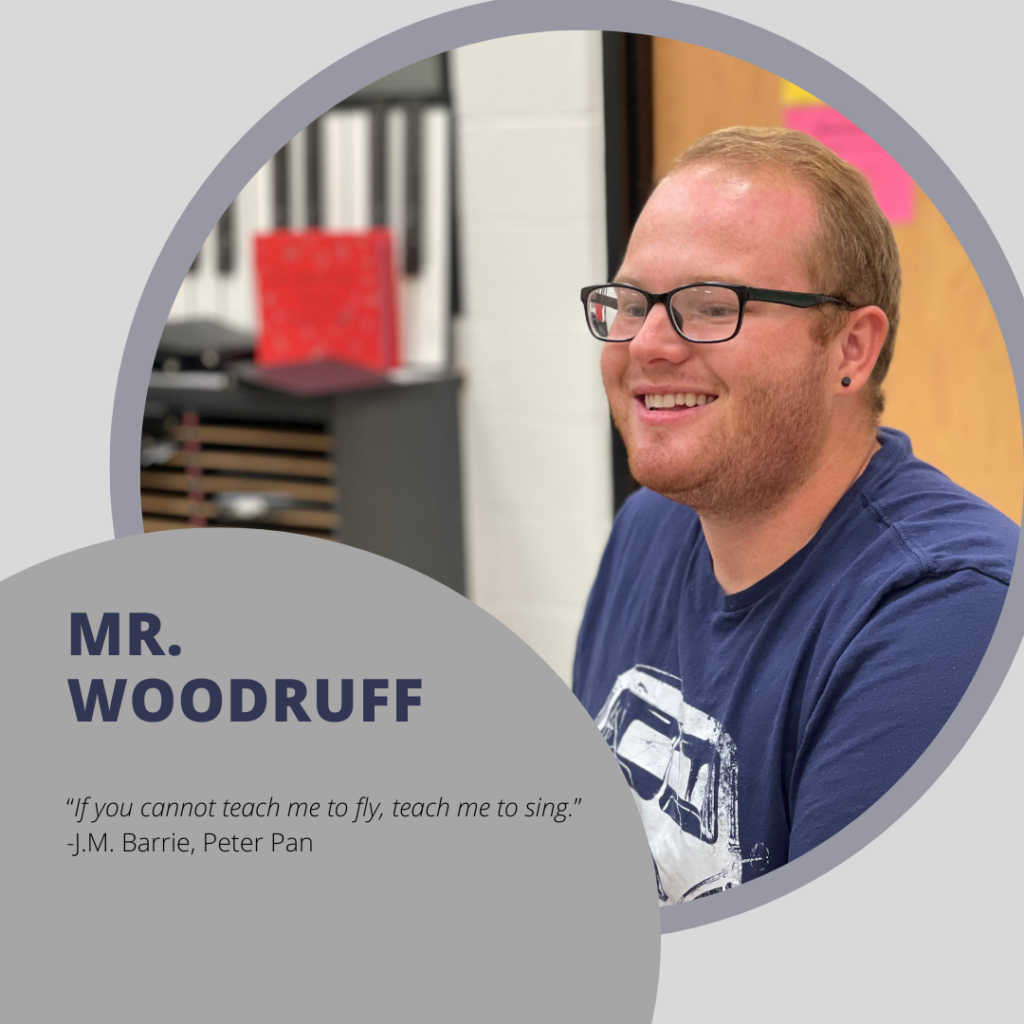 Picture of Mr. Woodruff, choir director
