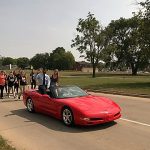 Photo of Homecoming Candidates at the parade 